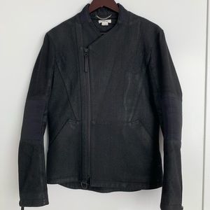 Helmet Lang Asymmetrical Zip Wool Jacket